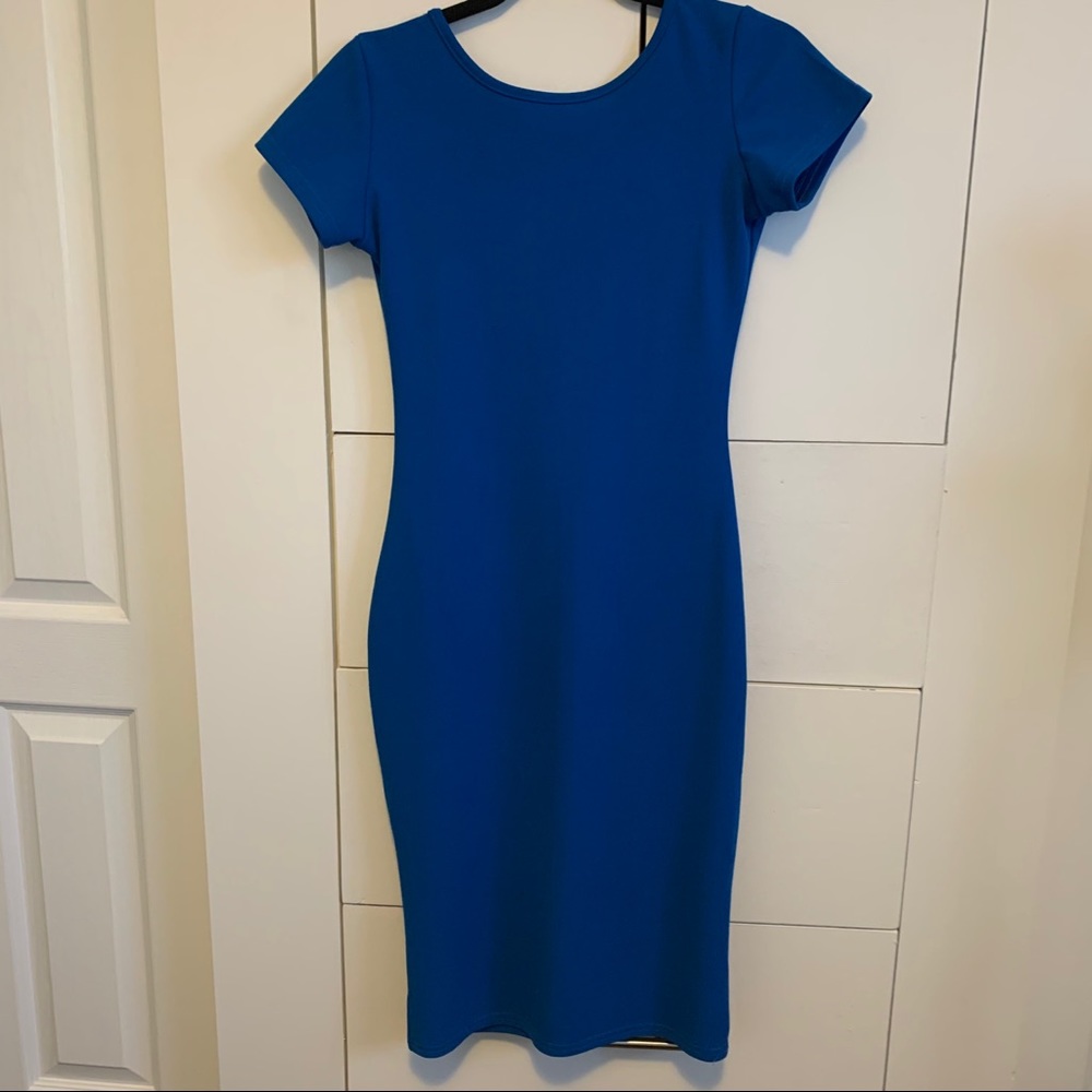 Revamped Blue Backless Dress 💙